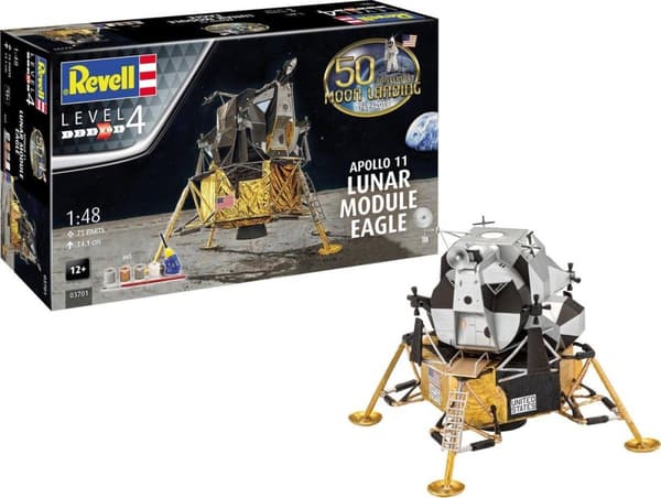 Revell 03701 Apollo 11 Lunar Module Eagle Science Fiction (byggesæt) 1:48