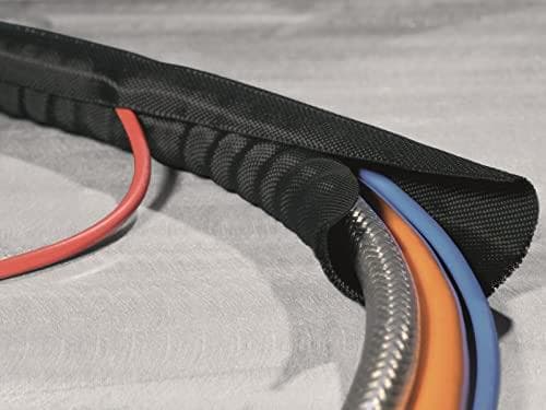 HellermannTyton 170-01015 Twist-In 25 Flätad ärm svart polyester 19 till 25 mm 2m