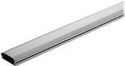 HAGOR HA Cablecover Click 110 - kabelränna - lämplig för väggmontage - 1,1 m - silver