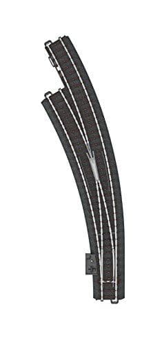 Märklin 24771 - Slank buet afbryder venstre, indhold 1 stk Sort