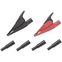 Fluke Safety Alligator Clip Sæt tønde 4 mm CAT III 1000V, CAT IV 600V Sort, Rød AC285-FTP (4073928)