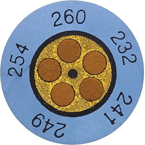 Testo SE & Co.KGaA 0646 0076 Testo-indikatorer (pakke med 10) 171°C.193°C