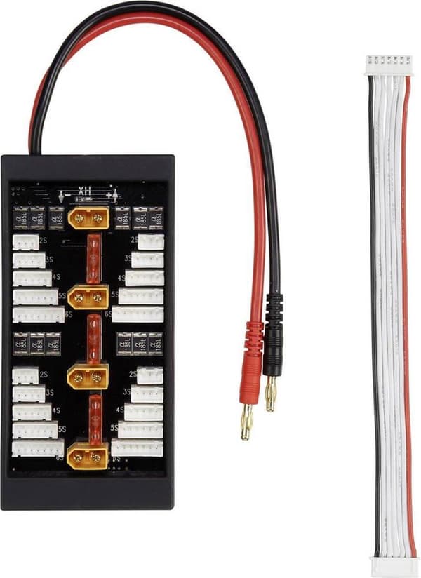 VOLTCRAFT LiPo Balancer Board Opladerversion: XT60 plug-in system Batteripakkeversion: bananstik Velegnet til