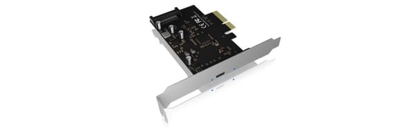 RaidSonic ICY BOX IB-PCI1901-C32 - USB Adapter - PCIe 3.0 x4 - USB-C 3.2 Gen 2x2 x 1 - Sort Sort