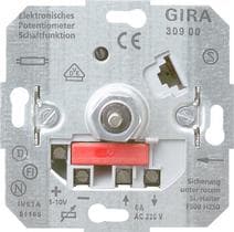 GIRA 030900 Dimmer Lysdæmper & Switch Indbygget Metallic (030900) Metallic