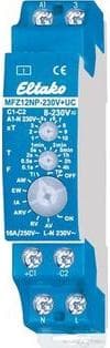 Eltako 1475168 23100001 MFZ12NP-230V+UC tidsrelä multifunktionell 230V 1 st Tidsintervall: 0,1s-40h 1 NO-kontakt, 9x6x2 cm