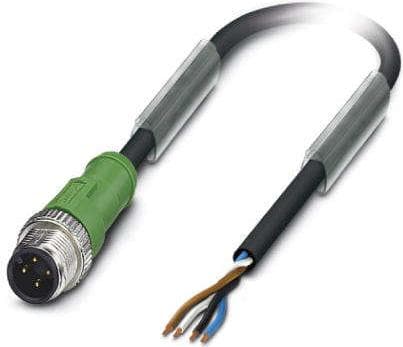 Phoenix Contact 1668069 sensor/ställdonkabel 5 m (SAC-4P-M12MS/ 5.0-PUR)