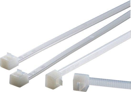 Hellermann Tyton RELK2M nippusiteet Irrotettava nippuside Polyamidi Musta 100 kpl (115-02000)