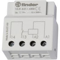 Finder serie 13 skifterelæ forsænket 13.31.8.012.4300 1 NO kontakt 12 V/AC 12A 1 stk.