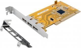 Exsys EX-1083 - USB-adapter - PCI lågprofil - USB 2.0 x 3