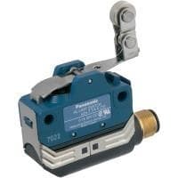 Panasonic endestopkontakt 125 V/AC 0,1 A rullearm, momentan kontakt AZH2344CEJ IP67, 1 stk (AZH2344CEJ)
