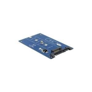 DeLOCK Converter SATA 22 pin > M.2 NGFF - Lagercontroller - SATA 6Gb/s - 600MBps - SATA 6Gb/s (62559) Blå