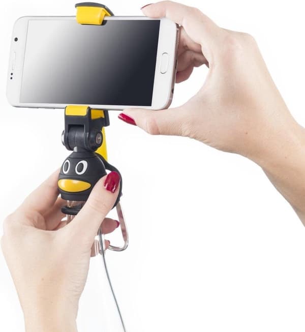 Mantona Smartphone flaska selfiehållare Pinguin