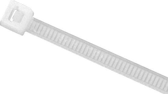 HellermannTyton standard buntband, invändigt tandade (L x B) 150 mm x 3,5 mm UB7-PA66-NA-M1 Färg: Transparent 1000 st. HellermannTyton (138-70019)