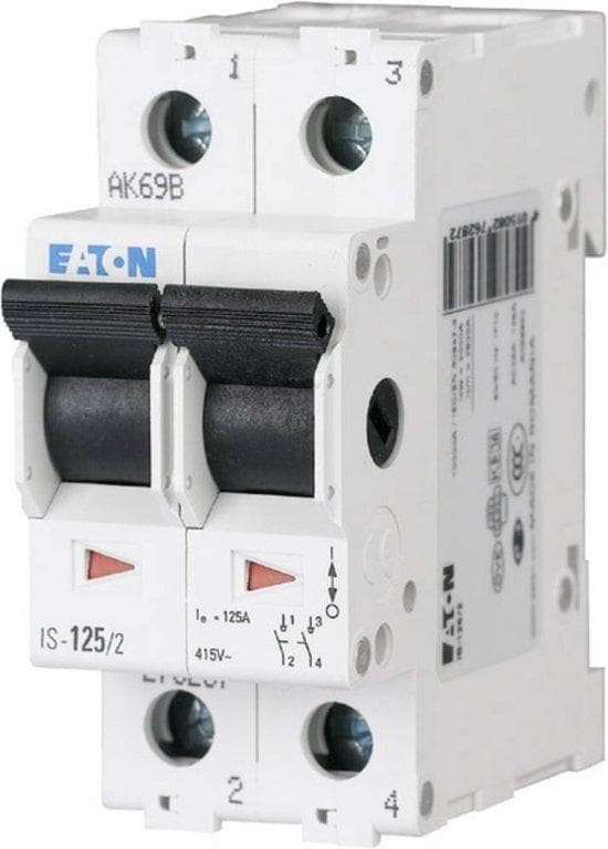 Eaton huvudströmbrytare grå 2-polig 20 A 230 V 276259 (276259)