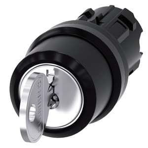 Siemens nøglekontakt forring plast sort 2 x 45° SIRIUS ACT 3SU1000-4BL11-0AA0 1 stk (3SU1000-4BL11-0AA0)