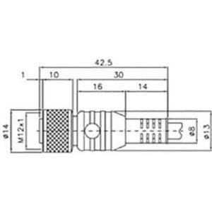 DataLogic tilslutningskabel CS-A1-02-G-10 version (generelt) Tilslutningskabel (95A251390)