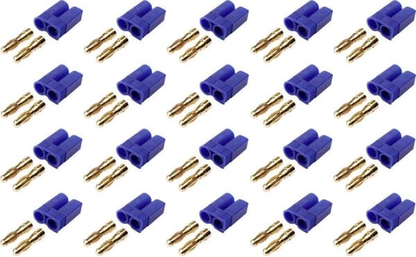 Reely 1399712 Batteripakkestik EC5 Forgyldt 20 stk.