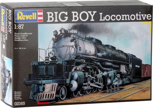 Revell 02165 H0 damplokomotiv Big Boy (plastiksæt)