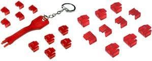 LogiLink RJ45 -turvalukko, 10 lukkoa ilman avaimia, 10 RJ45-kiinnitystä, tehokas suoja - 1 kpl (MP0043)