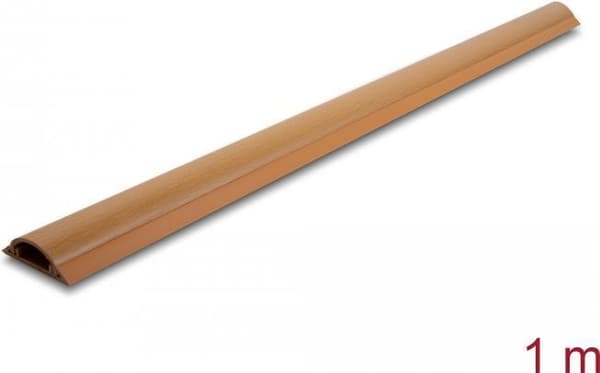Delock kabelkanal selvklæbende 50 x 13 mm - længde 1 m trælook (20731)