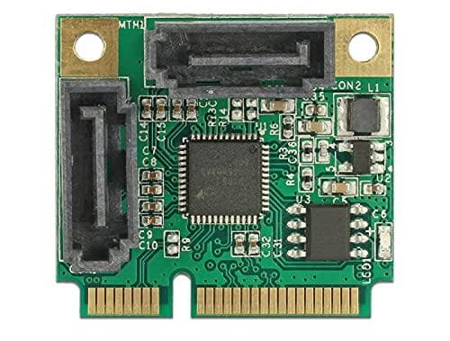 Delock Mini PCIe I/O PCIe Half Size 2 x SATA 6 Gb/s