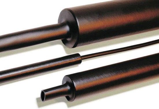 Hellermann Tyton 323-50190 Trådisolering Krympeslange Sort 10 stk (323-50190)