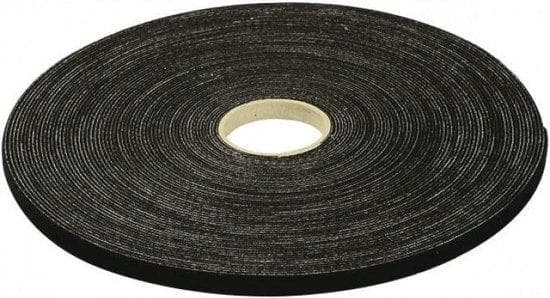 Velcro monteringstape, 15 mm x 10,0 m, sort Til kabelvenlig montering af netværks- og datakabler (629445)