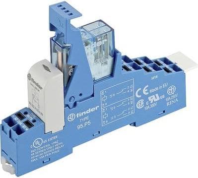 Finder 48.P5.7.024.5050 Relæmodul 1 stk Nominel spænding: 250 V/AC Skiftestrøm (maks.): 15 A 2 skiftekontakter (48P570245050)