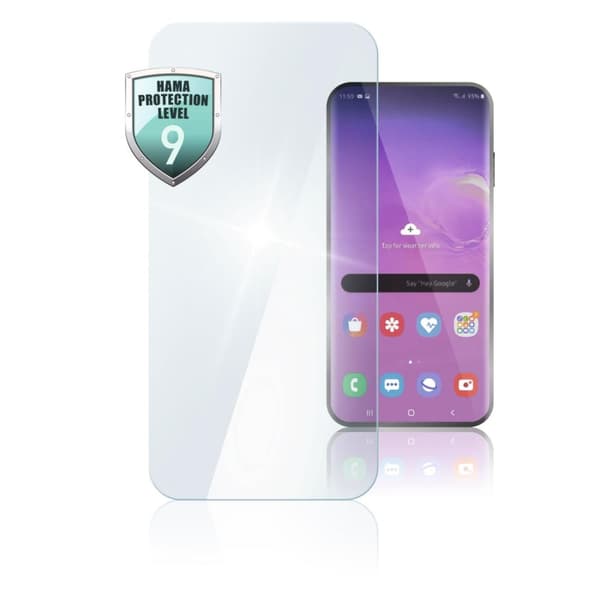 Hama Essential Line Premium Crystal Glass - Matkapuhelimen näytön suojaus - läpinäkyvä - Samsung Galaxy A20s (00188687)
