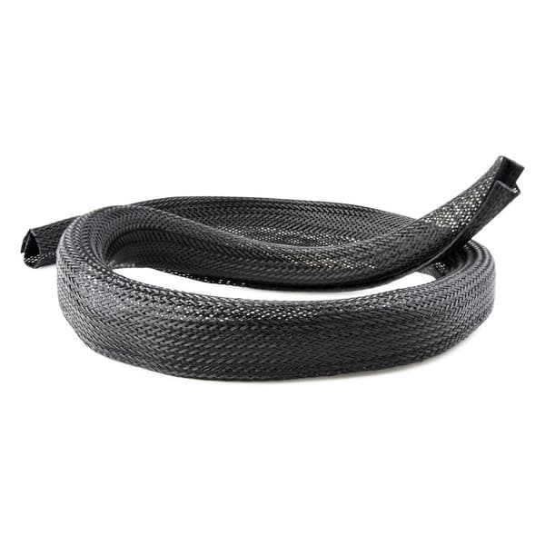 StarTech.com 3 m kabelhylsa med krok- och öglefäste - Kapad till storlek - Kraftig kabelkåpa - 3 cm diameter - Nätrör - Kabelhantering / Kabelorganisa