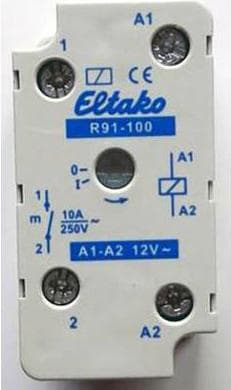 Eltako Electronics koblingsrelæ til EB/AP 1S 10A R91-100-12V (91100411)