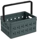 Miniatyrbillede 6 af 6: Soltøj - Firkantet foldekasse med håndtag 24L antracit - 44 x 31,5 x 21 cm