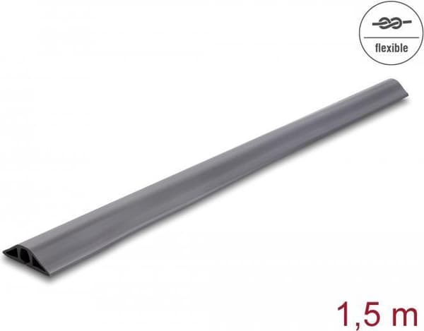 Delock PVC-kabelkanal flexibel 50 x 13 mm - längd 1,5 m grå (20732)