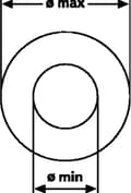 Miniatyrbild 3 av 5: HellermannTyton 550-11401 RO202REF-1401-WH Kabeletikett RiteOn 12,70 x 19,10 mm
