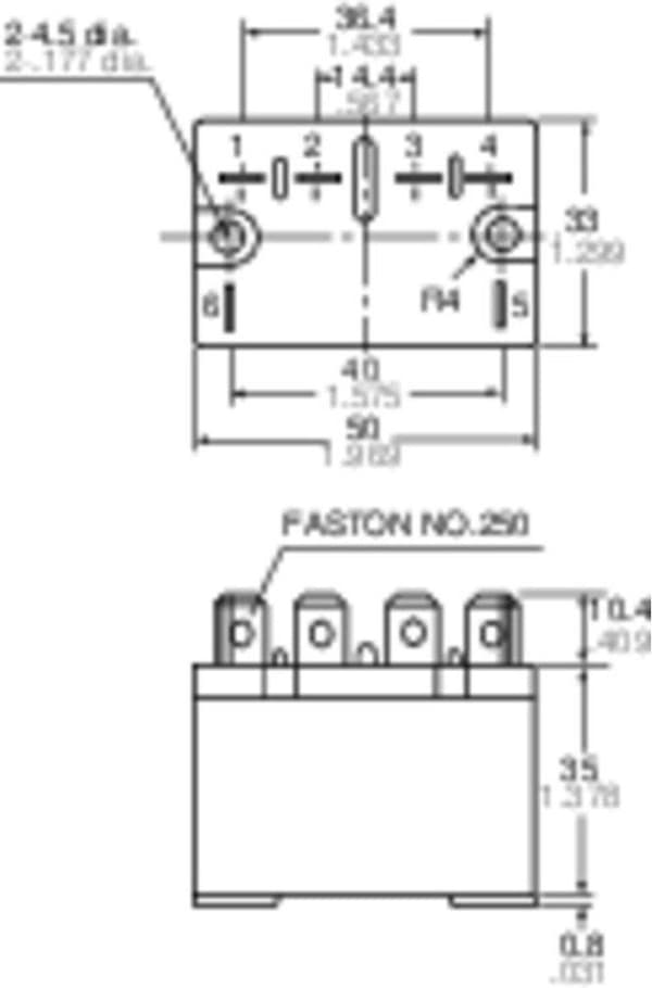 Panasonic HE1AN24 Printrelæ 24 V/DC 30 A 1x NO 1 stk.