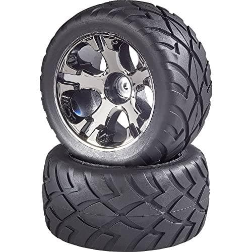 Reely 1:10 Truggy Complete Wheels Street 5-Eger Titanium Grey 2 stk.