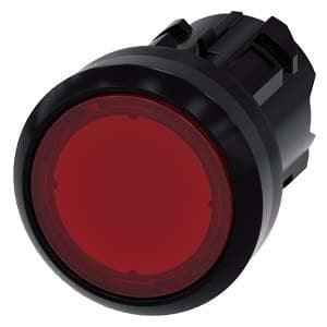 Siemens 3SU1001-0AA20-0AA0 elektrisk drev IP66 - IP67 - IP69 - IP69K sort - rød (3SU1001-0AA20-0AA0)