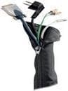 HAGOR KS - Kabelslange - 1 m - Sort