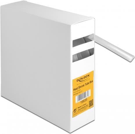 Delock krympeslangeboks 10 mx 9,5 mm gennemsigtig