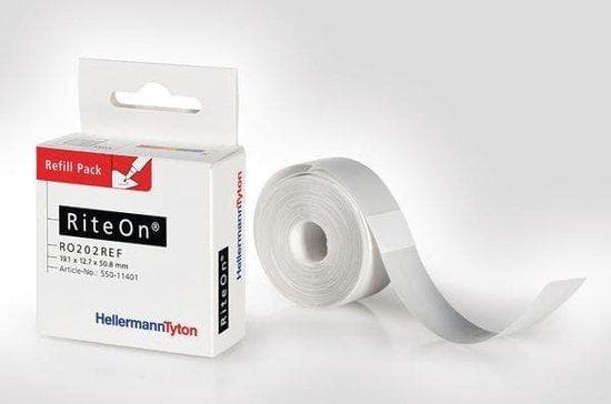 HellermannTyton RiteOn refill pakke 50,8 mm 19,1 mm 150 stk hvid (RO202REF-1401-WH)