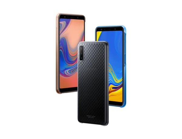 Samsung Gradation Skal - Samsung Galaxy A7 (2018) - Blå