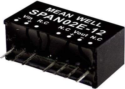 MEAN WELL SPAN02C-03 Strømforsyning og spændingsomformer (SPAN02C-03)