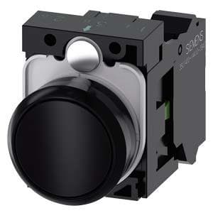 Siemens 3SU1100-0AB10-3BA0 elektrisk drev sort (3SU11000AB103BA0)