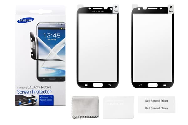 amsung Displayfolie til Samsung N7100 Galaxy Note II - Sort