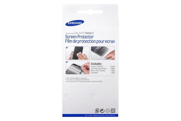 amsung Displayfolie til Samsung N7100 Galaxy Note II - Sort