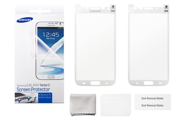 Samsung Displayfolie til Samsung N7100 Galaxy Note II - Hvid