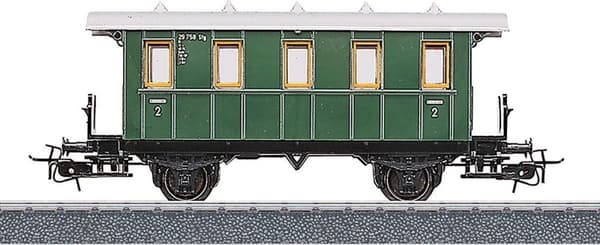 Märklin H0 Personvogn - Togsæt 4039 Grøn