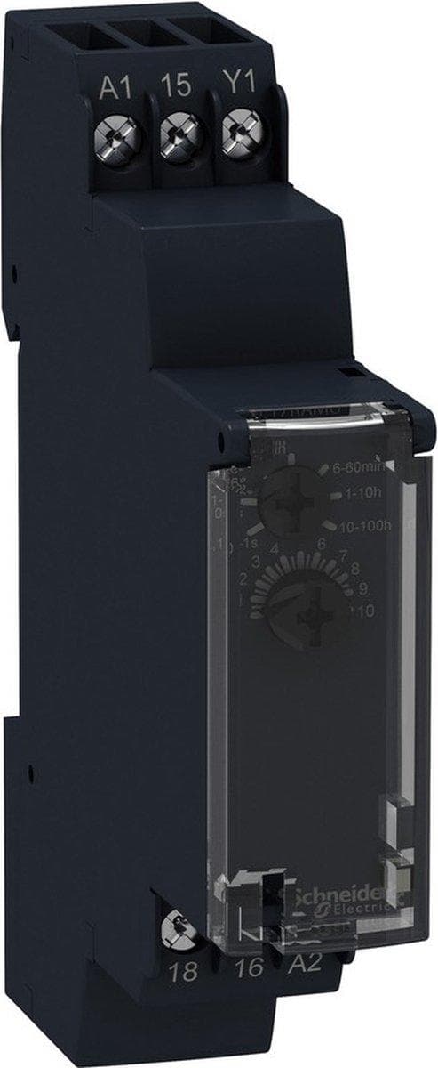 Schneider Electric RE17RAMU Tidsrelæ Monofunktionel 1 stk. Varighed: 0,1 s - 100 h 1x skiftekontakt