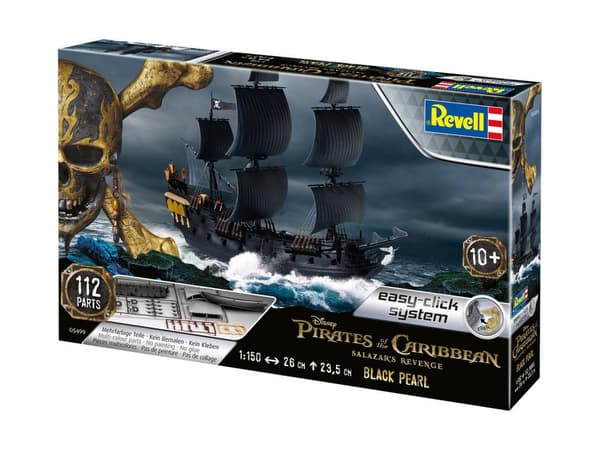 Revell 05499 Black Pearl Boat (rakennussarja) 1:150